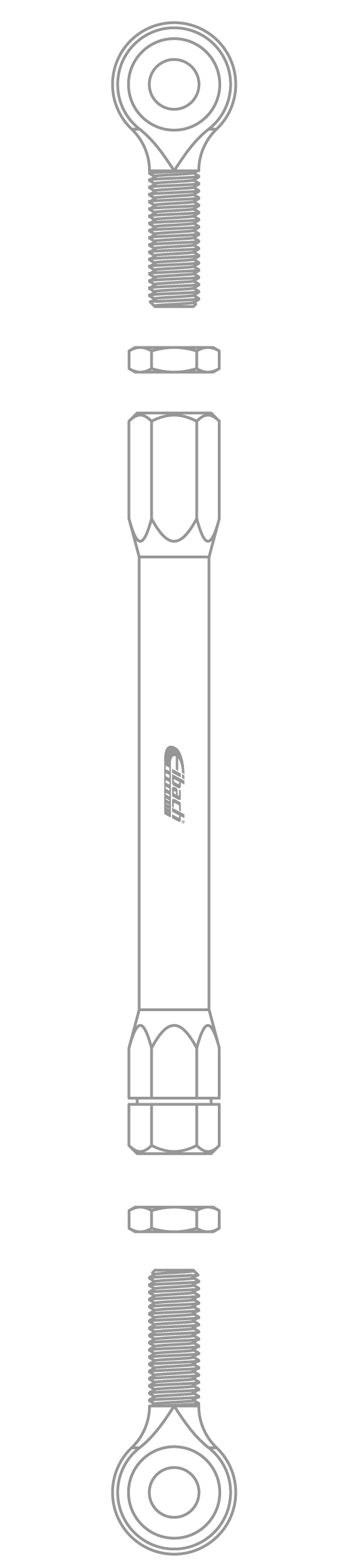 Eibach adjustable end-link drawing