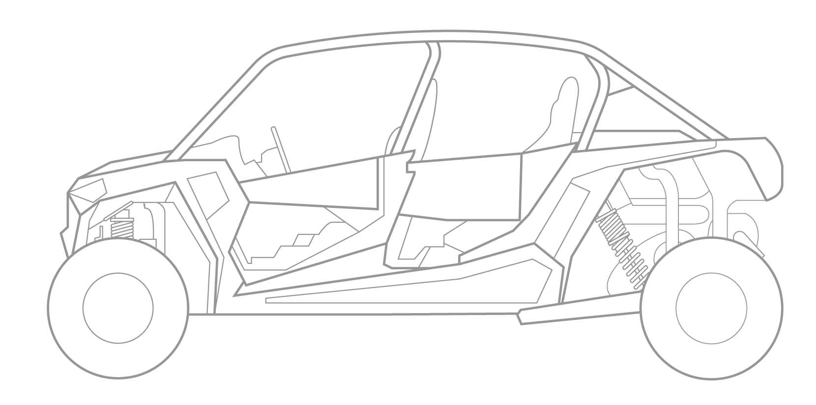 UTV Stage 1 Spring System drawing