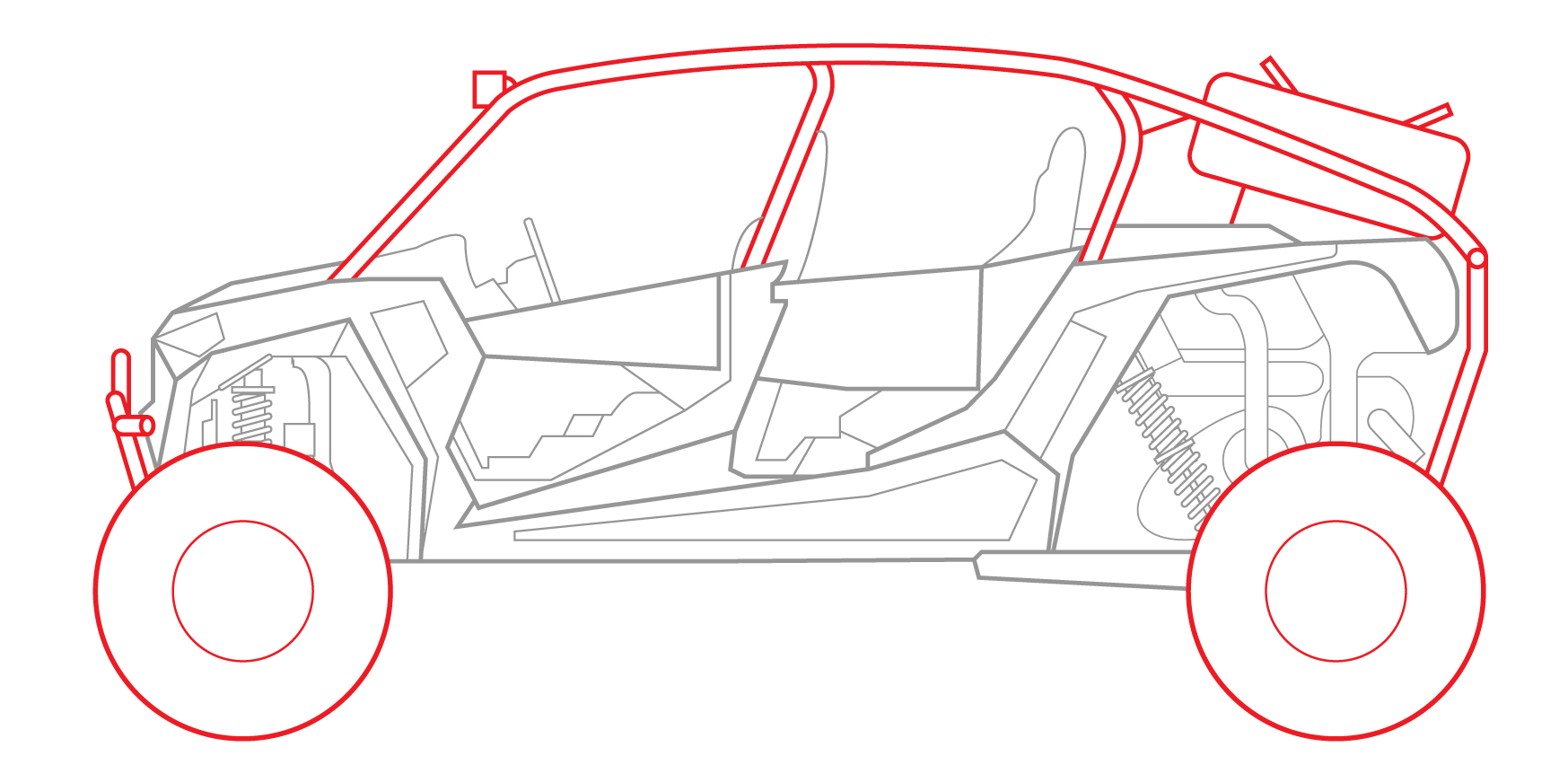 UTV Stage 3 Spring System drawing